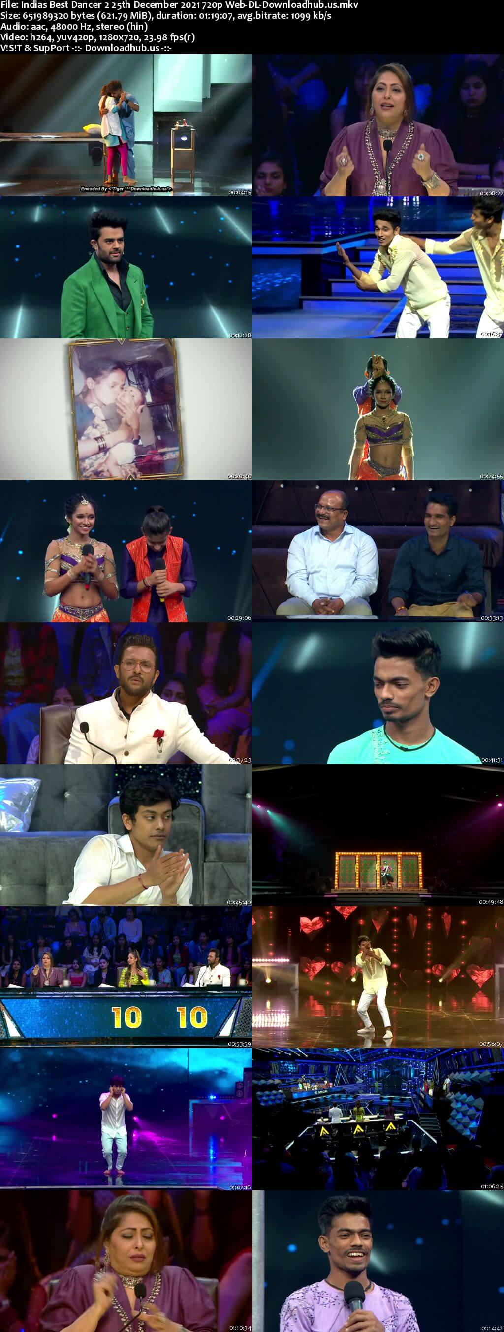 Indias Best Dancer 2 25 December 2021 Episode 21 Web-DL 720p 480p