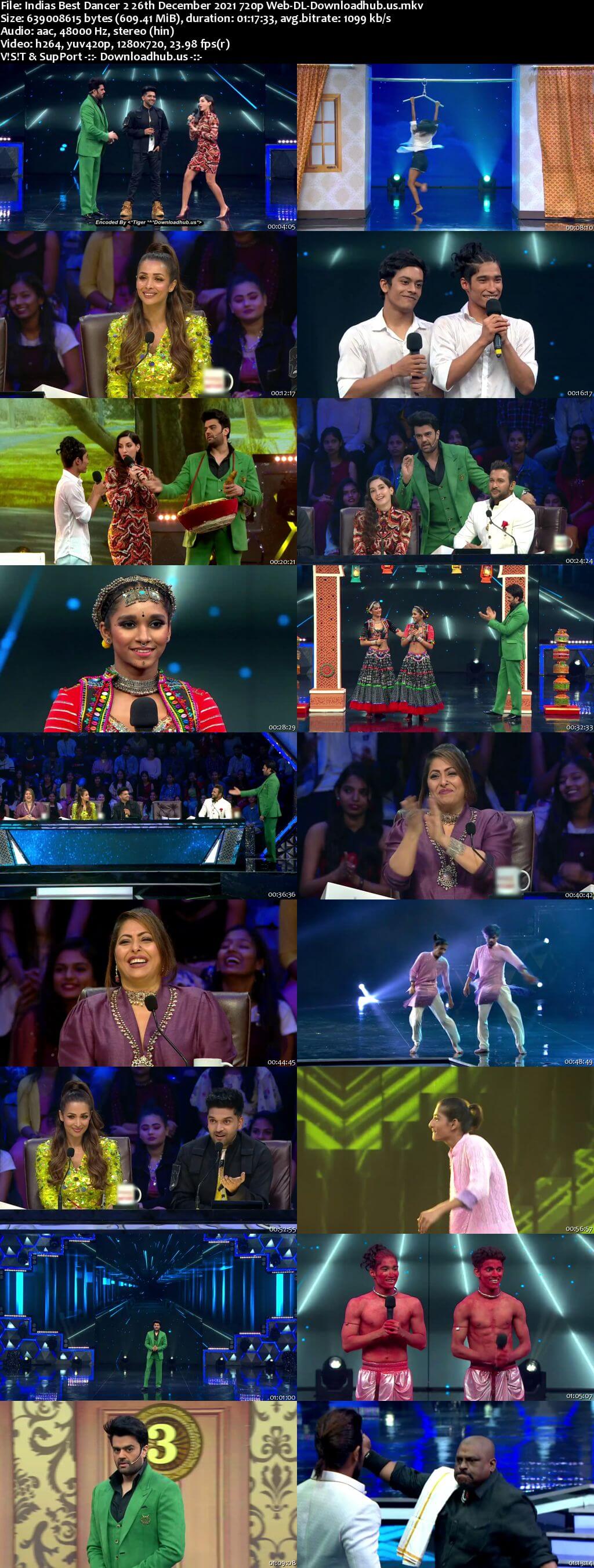 Indias Best Dancer 2 26 December 2021 Episode 22 Web-DL 720p 480p