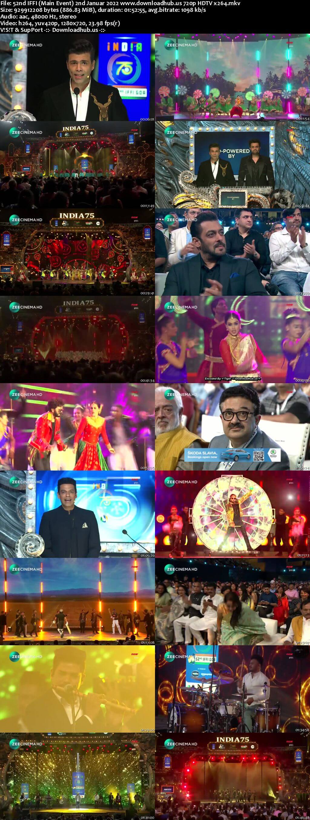 52nd IFFI (Main Event) 2nd January 2022 720p 480p HDTV x264