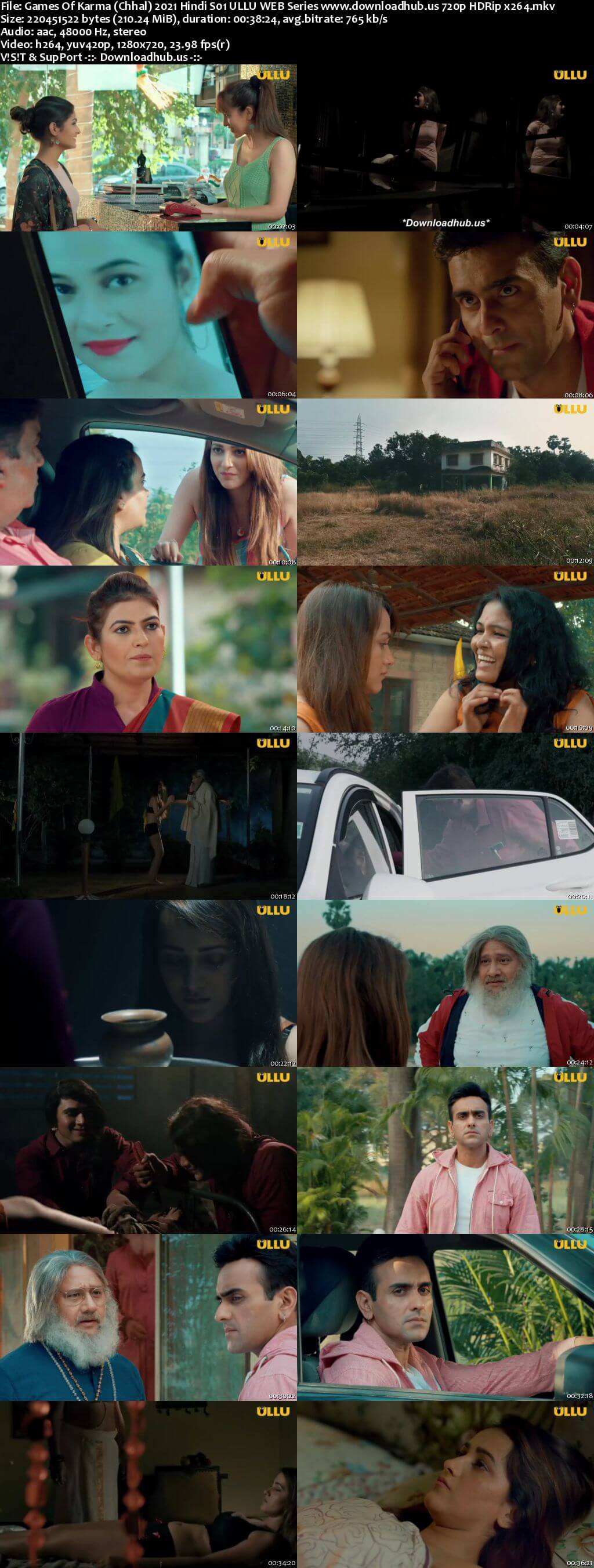 Games Of Karma (Chhal) 2021 Hindi S01 ULLU WEB Series 720p HDRip x264