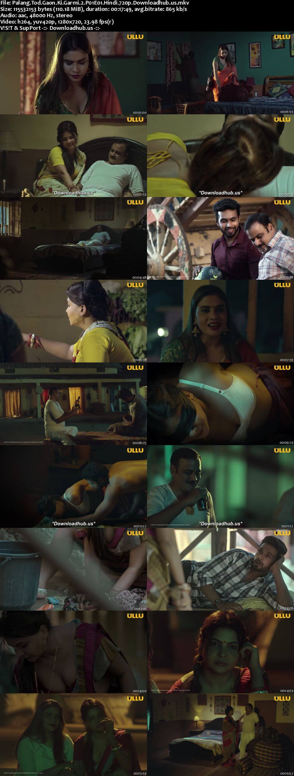 Palang Tod (Gaon Ki Garmi 2) 2021 Hindi Part 01 ULLU WEB Series 720p HDRip x264