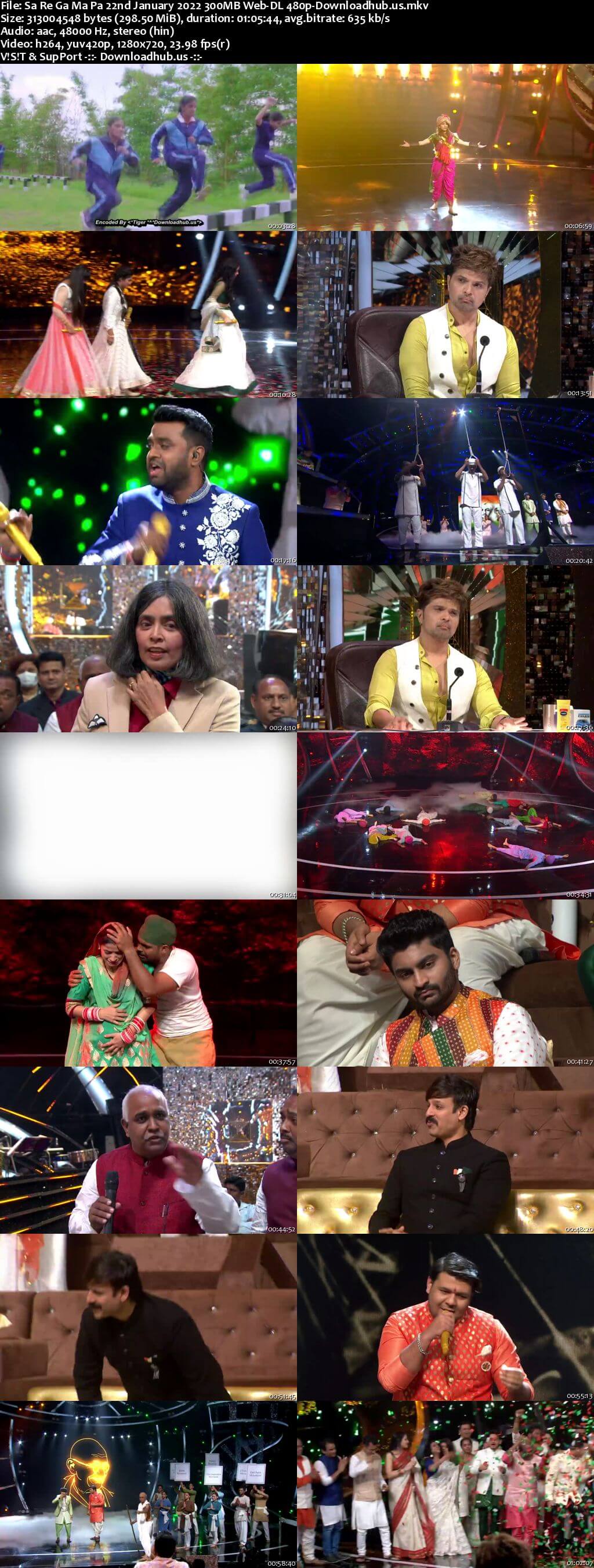 Sa Re Ga Ma Pa 22nd January 2022 Episode 28 Web-DL 480p