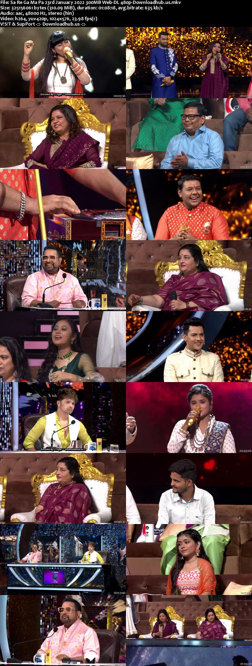 Sa Re Ga Ma Pa 23rd January 2022 Episode 29 Web-DL 480p