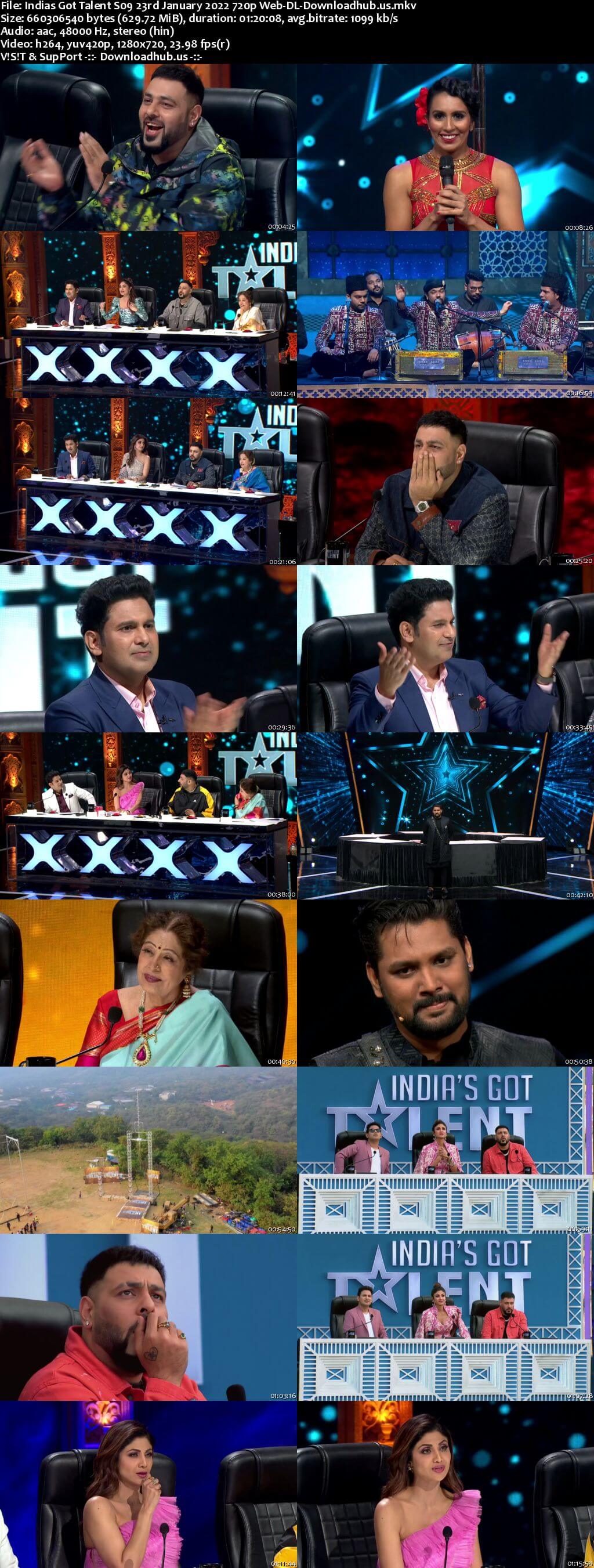 Indias Got Talent S09 23 January 2022 Episode 04 Web-DL 720p 480p