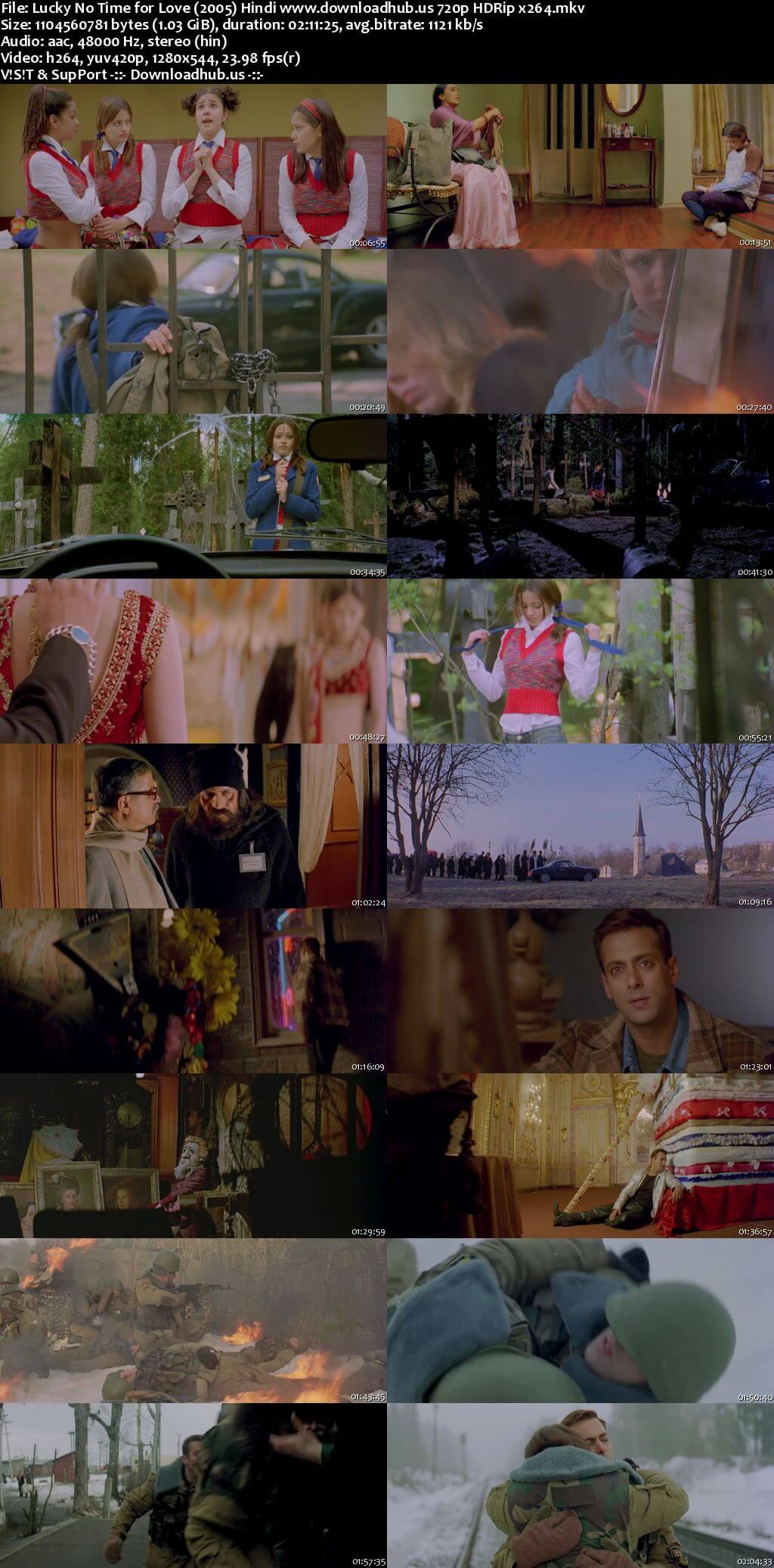 Lucky No Time for Love 2005 Hindi 720p 480p HDRip x264