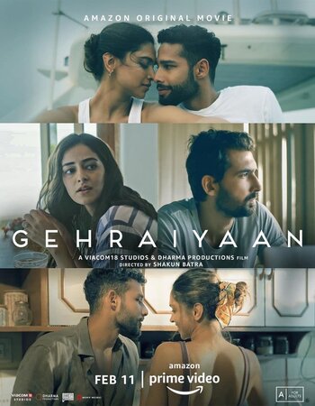 Gehraiyaan 2022 Full Hindi Movie 720p 480p HDRip Download