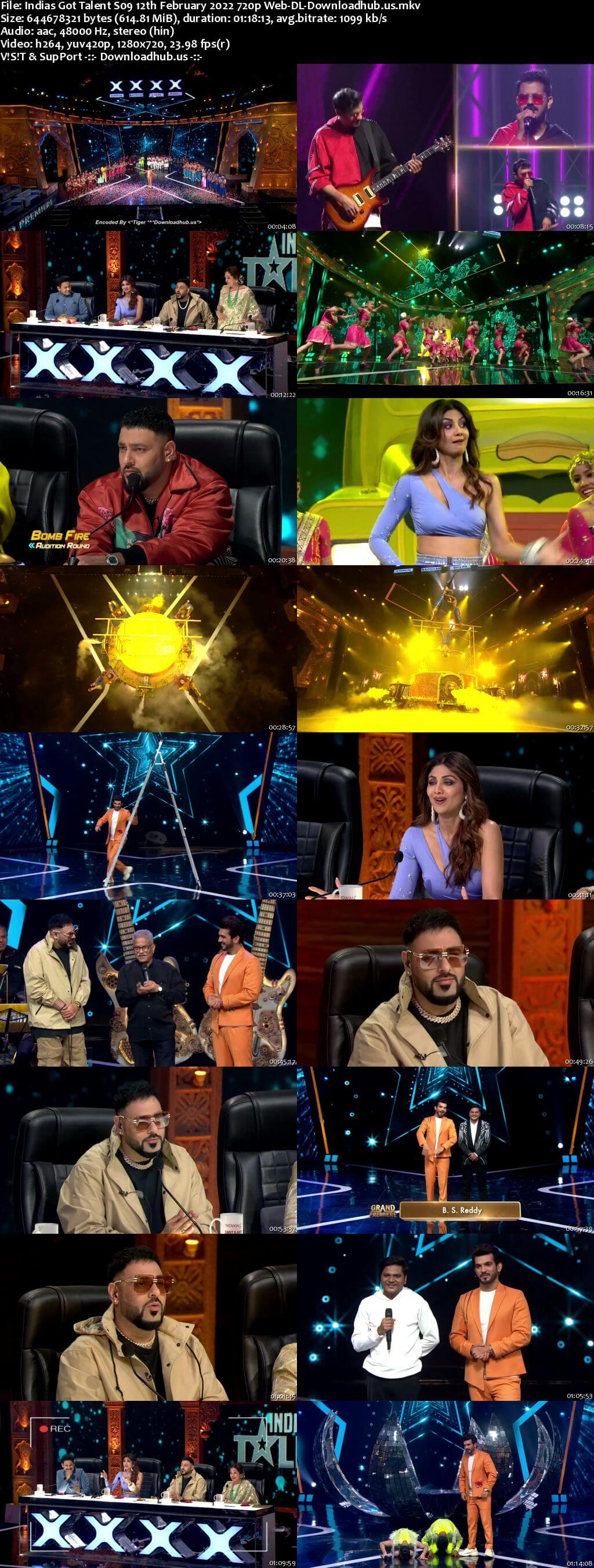 Indias Got Talent S09 12 February 2022 Episode 09 Web-DL 720p 480p