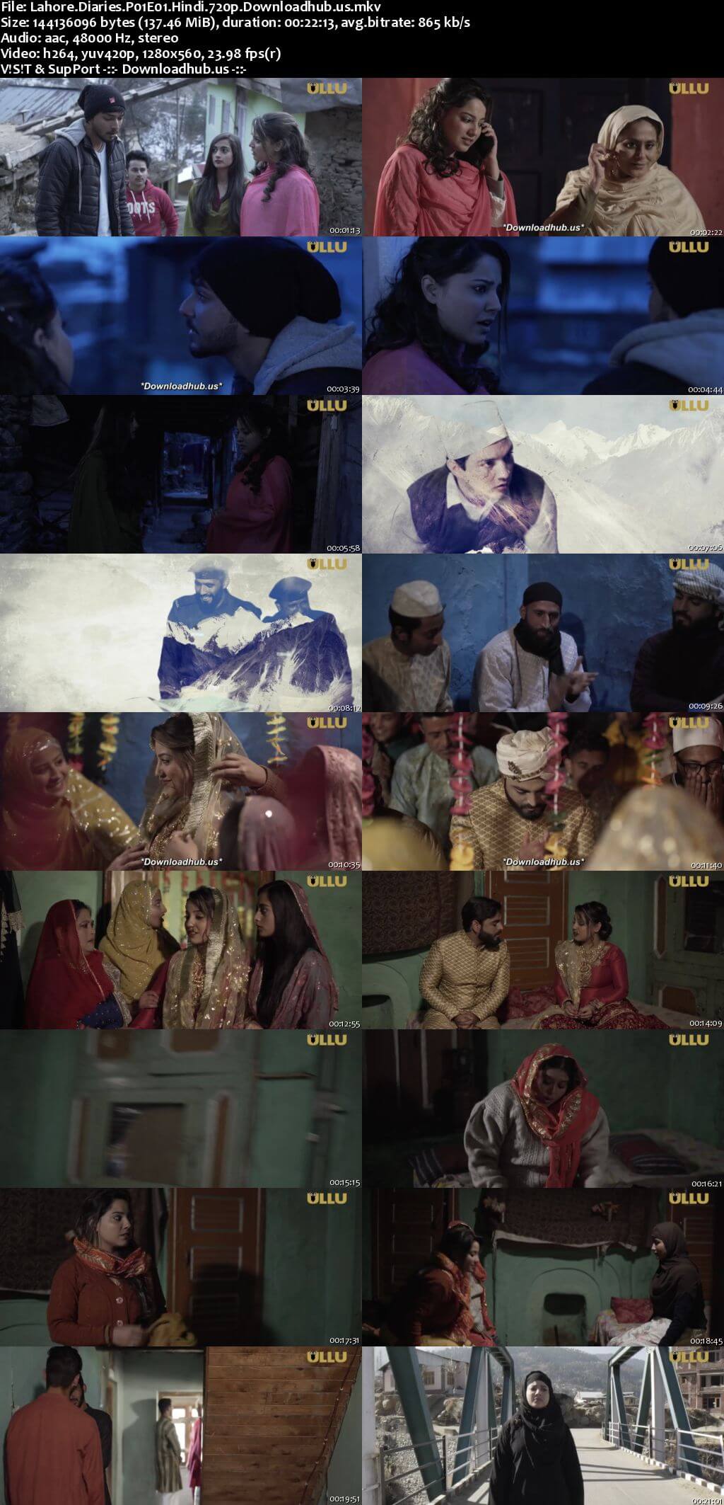 Lahore Diaries 2022 Hindi Part 01 ULLU WEB Series 720p HDRip x264