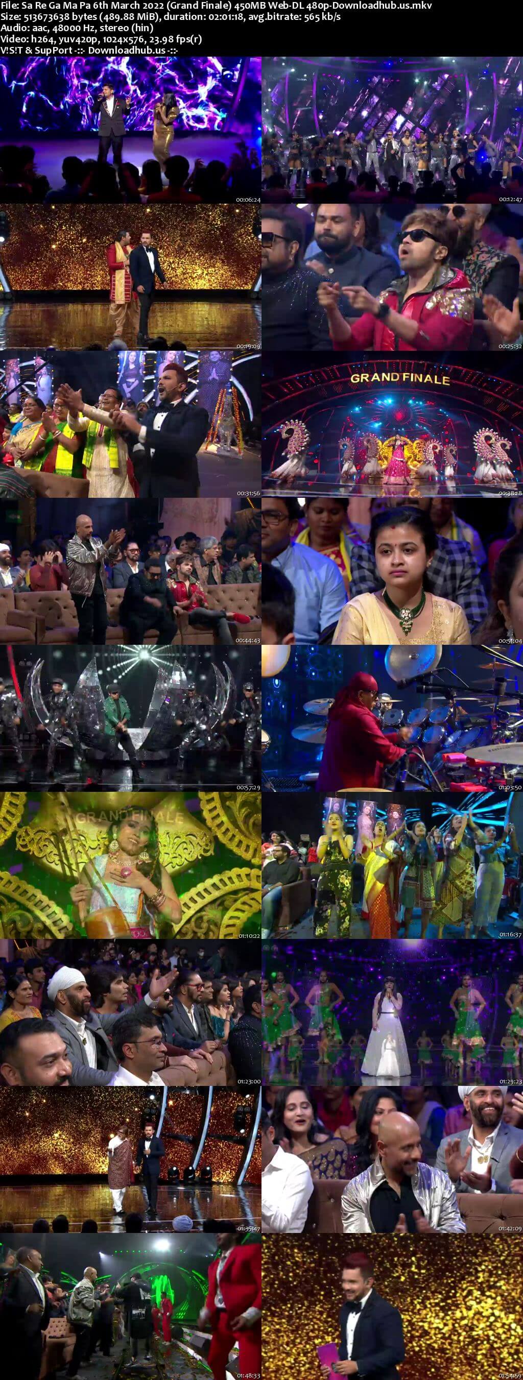 Sa Re Ga Ma Pa 6th March 2022 Finale Episode Web-DL 480p