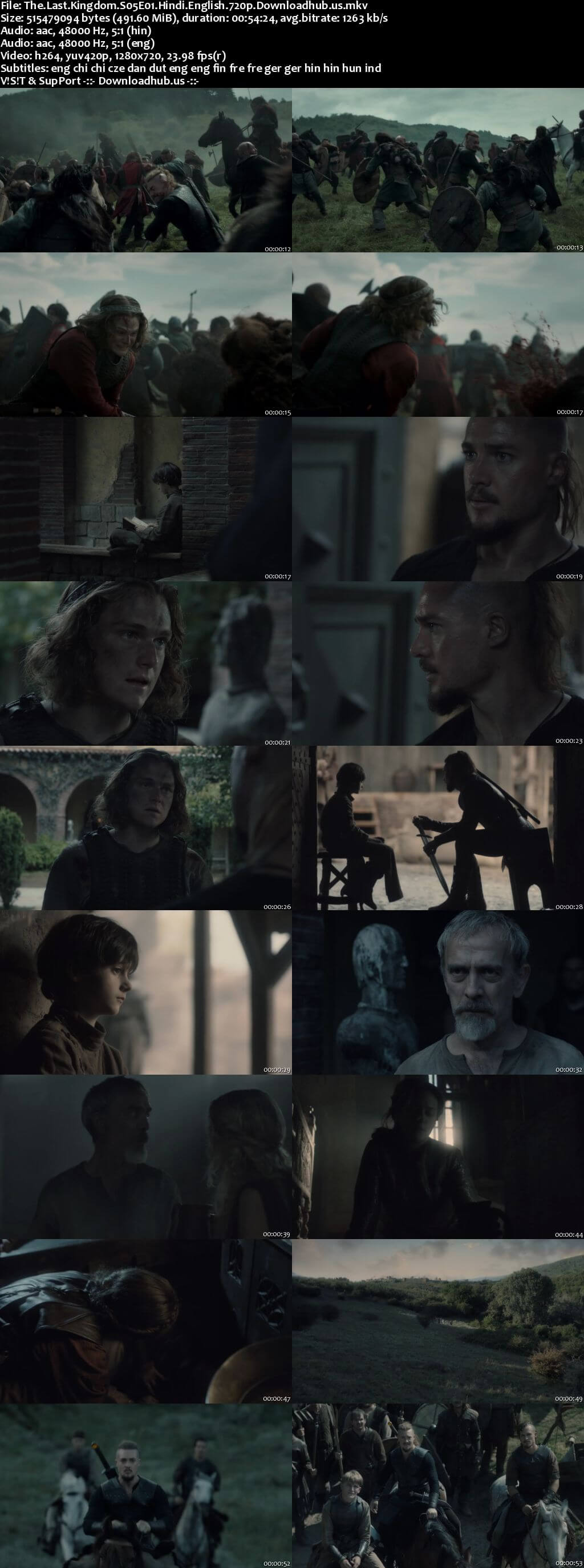 The Last Kingdom 2022 S05 Complete Hindi Dual Audio 720p 480p Web-DL MSubs