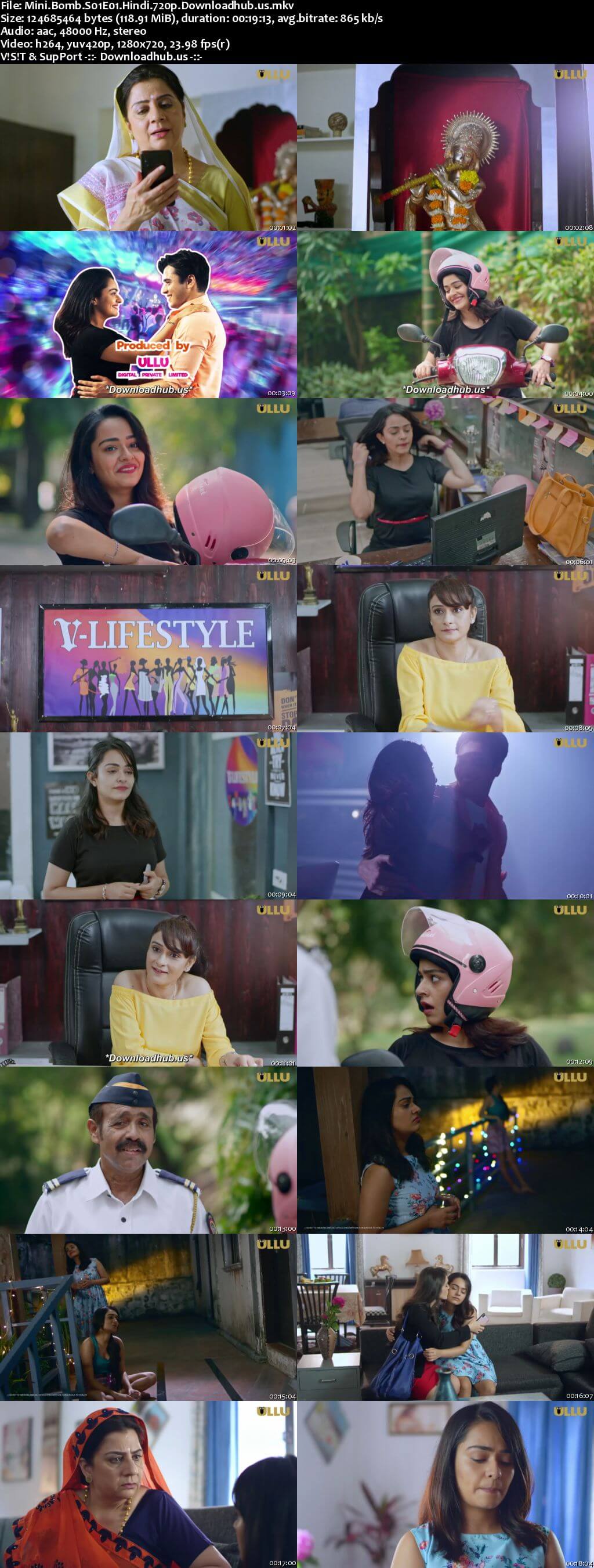 Mini Bomb 2022 Hindi S01 ULLU WEB Series 720p HDRip x264