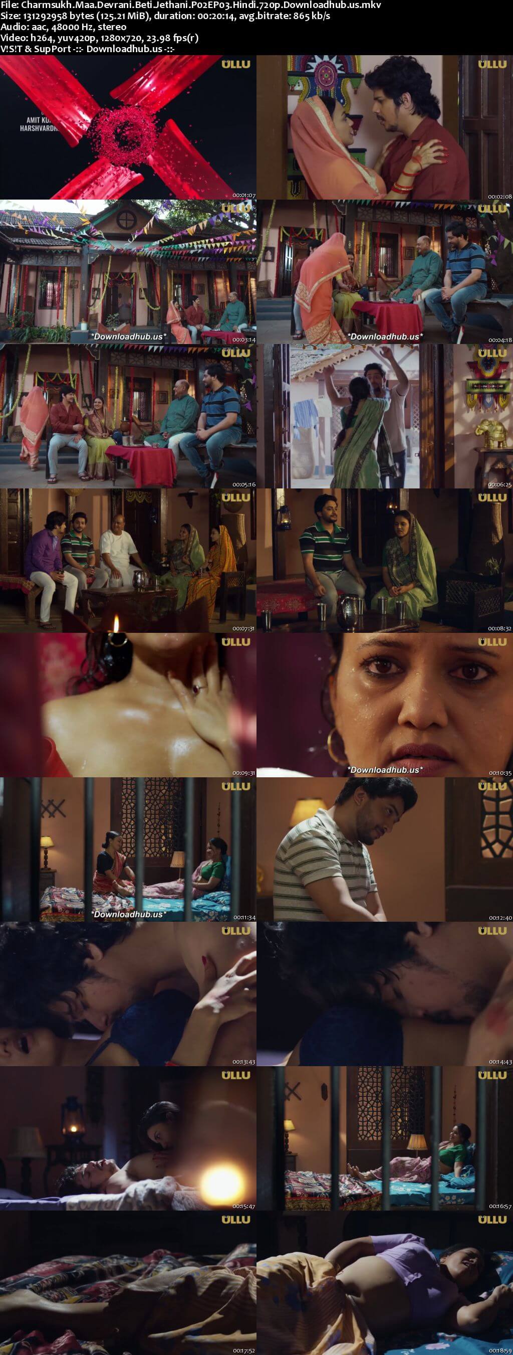 Charmsukh (Maa Devrani Beti Jethani) Hindi Part 02 ULLU WEB Series 720p HDRip x264