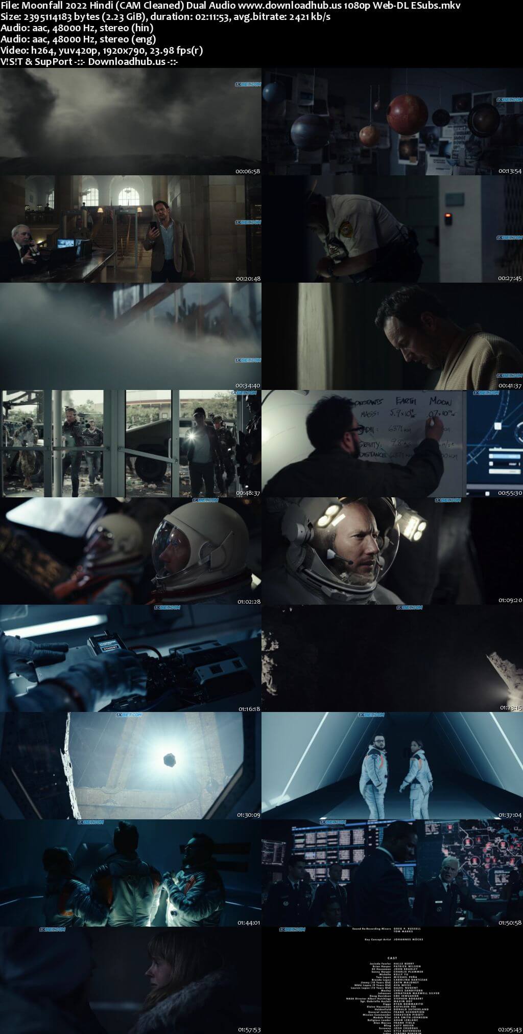 Moonfall 2022 Hindi (CAM Cleaned) Dual Audio 1080p 720p 480p Web-DL ESubs HEVC