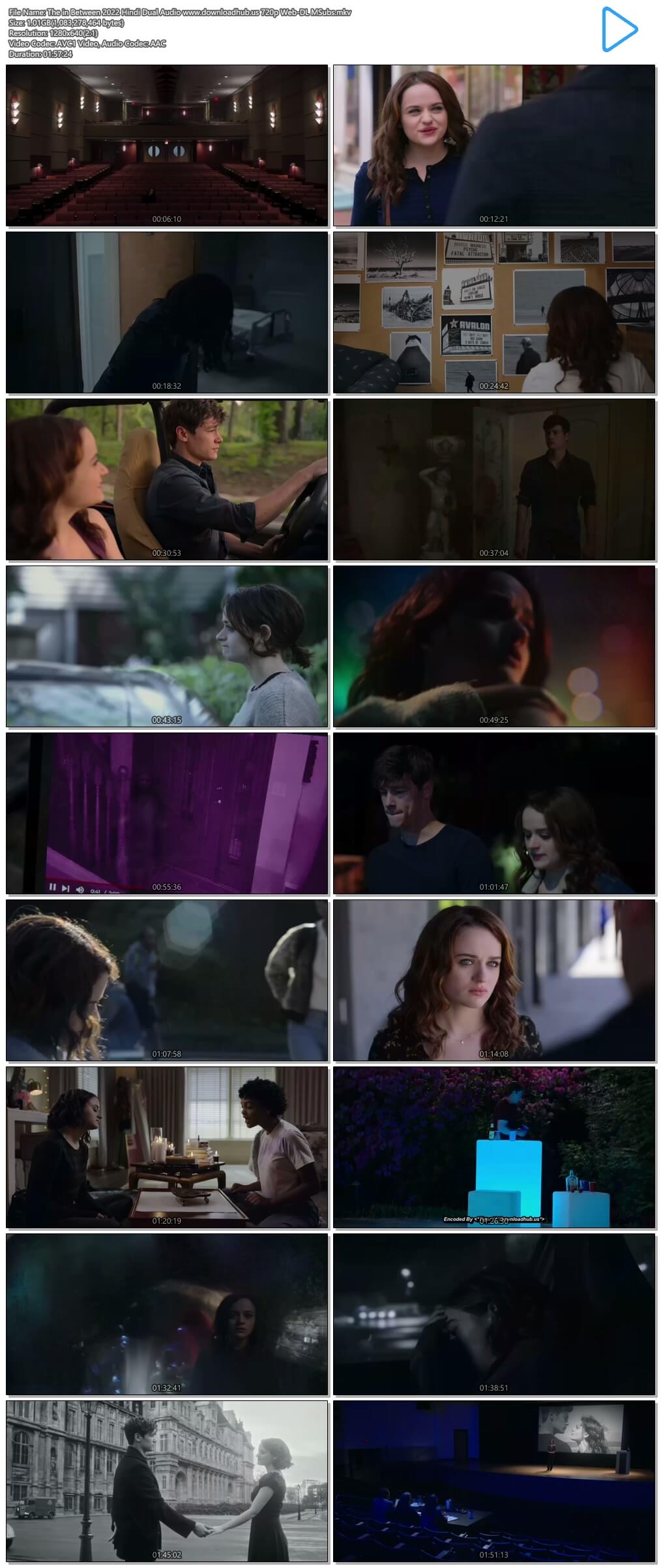 The in Between 2022 Hindi Dual Audio 1080p 720p 480p Web-DL MSubs HEVC