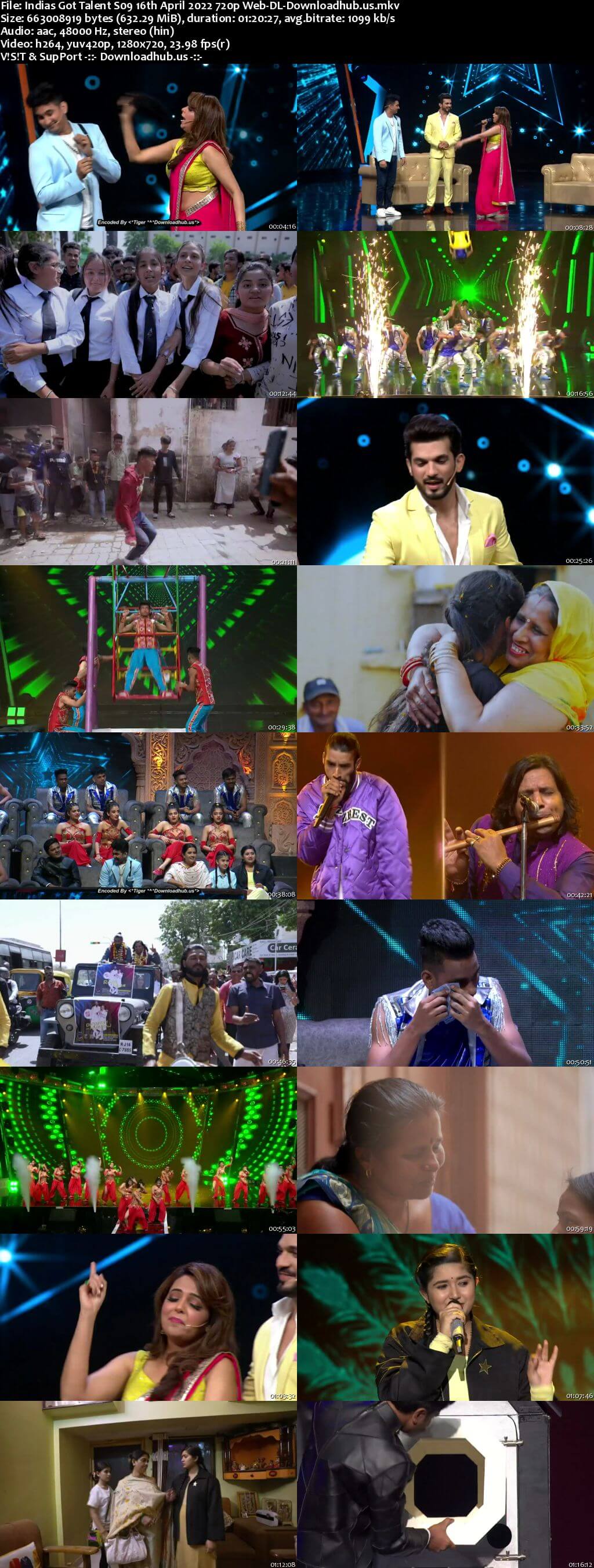 Indias Got Talent S09 16th April 2022 Episode 27 Web-DL 720p 480p