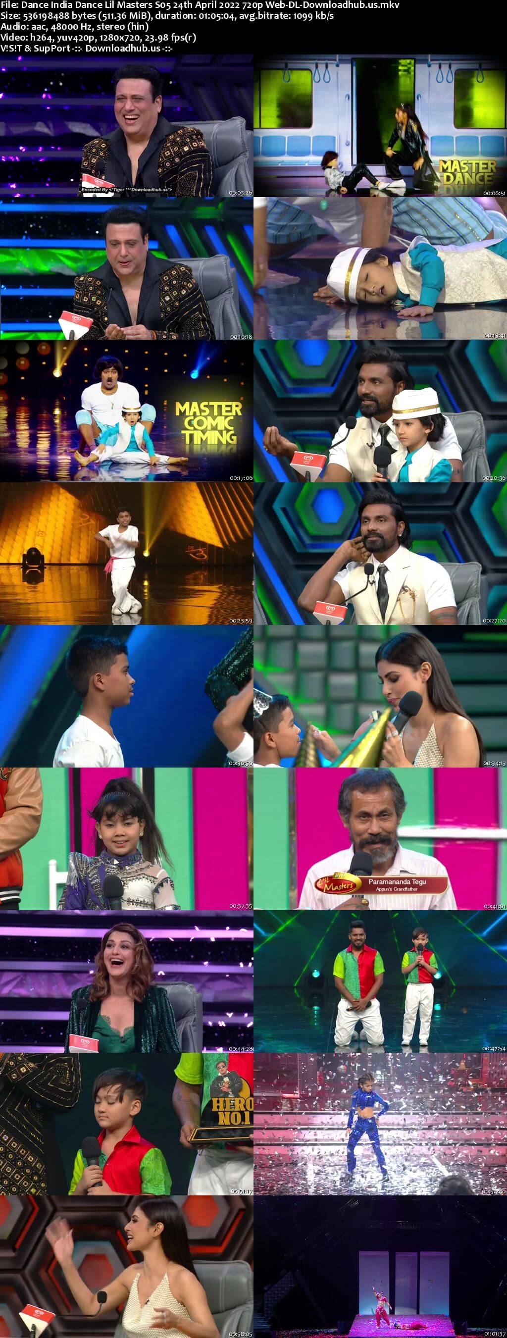 Dance India Dance Lil Masters S05 24 April 2022 Episode 14 Web-DL 720p 480p