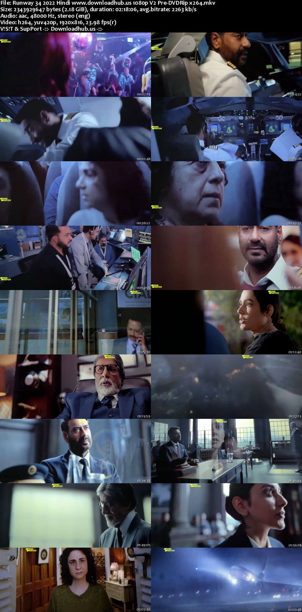 Runway 34 2022 Hindi 1080p 720p 480p Pre-DVDRip x264