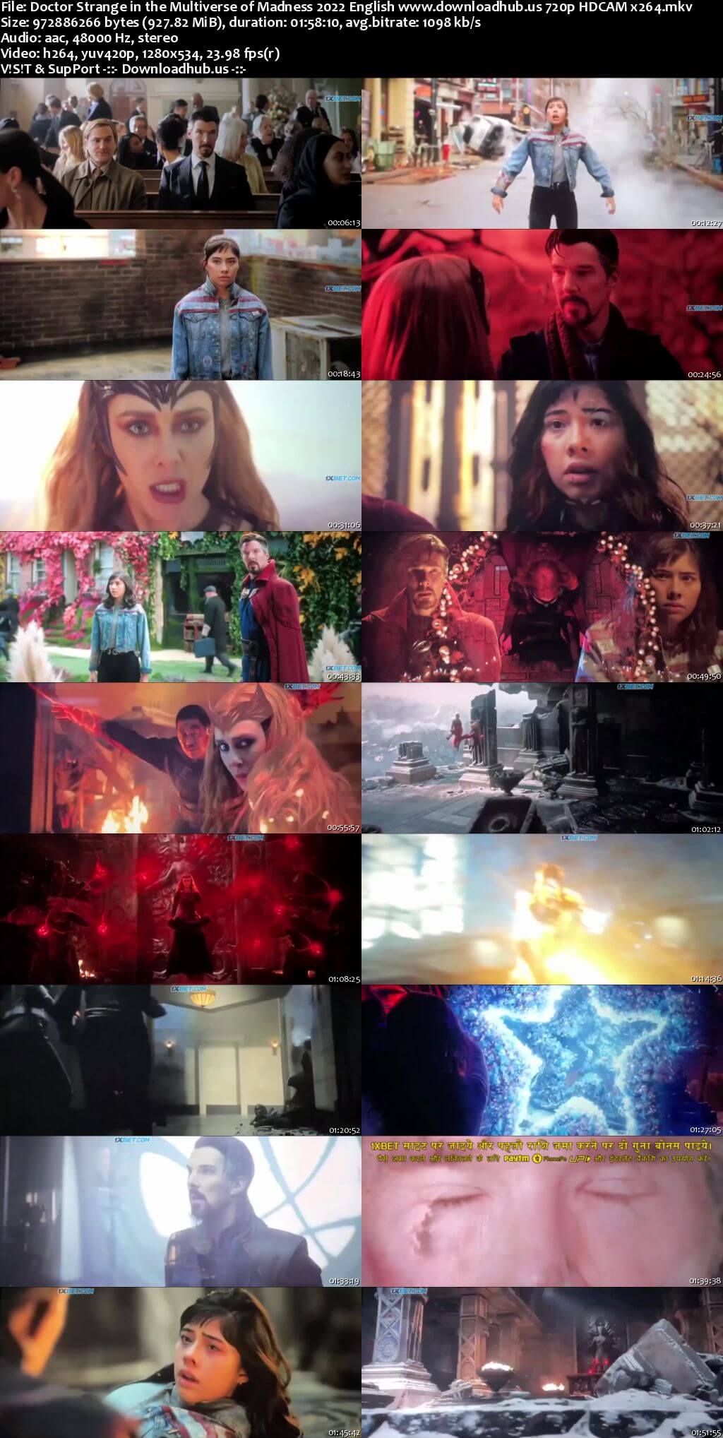 Doctor Strange in the Multiverse of Madness 2022 English 720p 480p HDCAM x264