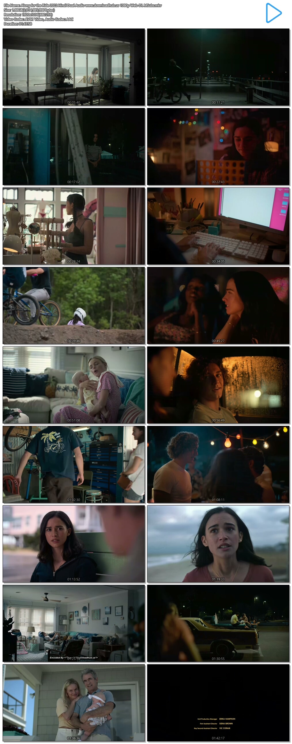 Along for the Ride 2022 Hindi Dual Audio 1080p 720p 480p Web-DL MSubs HEVC