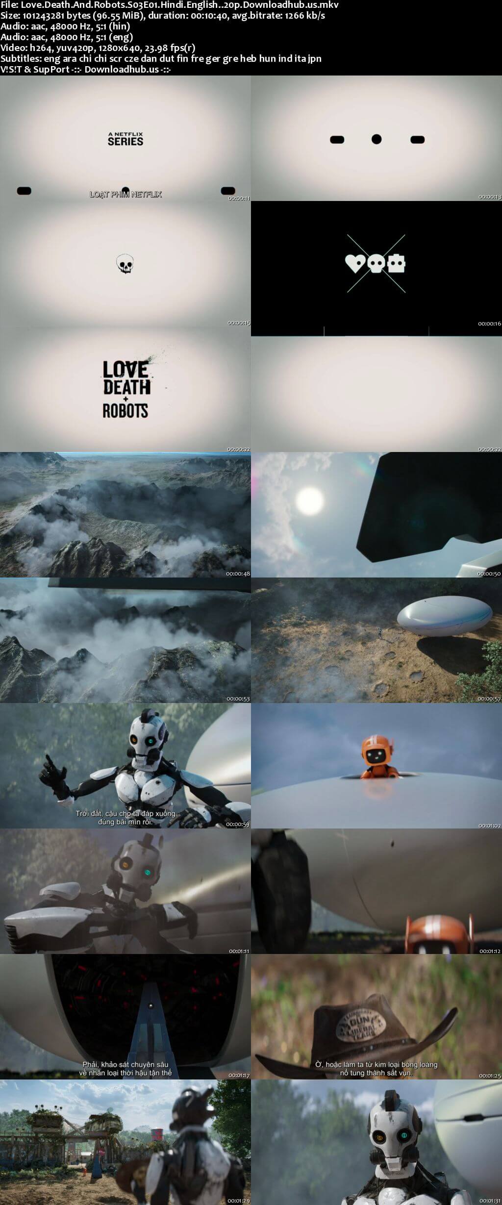 Love, Death And Robots 2022 S03 Complete Hindi Dual Audio 720p Web-DL MSubs