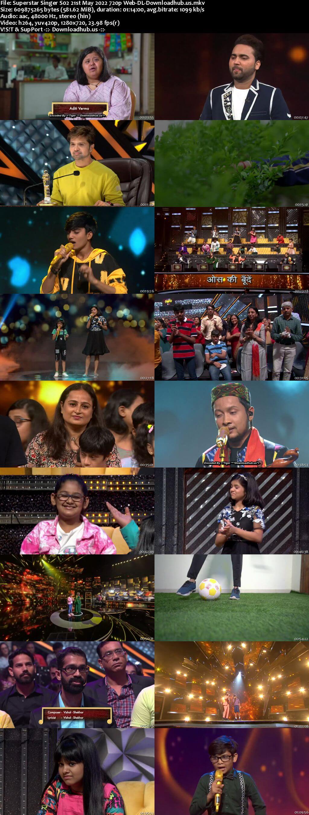 Superstar Singer S02 21 May 2022 Episode 09 Web-DL 720p 480p