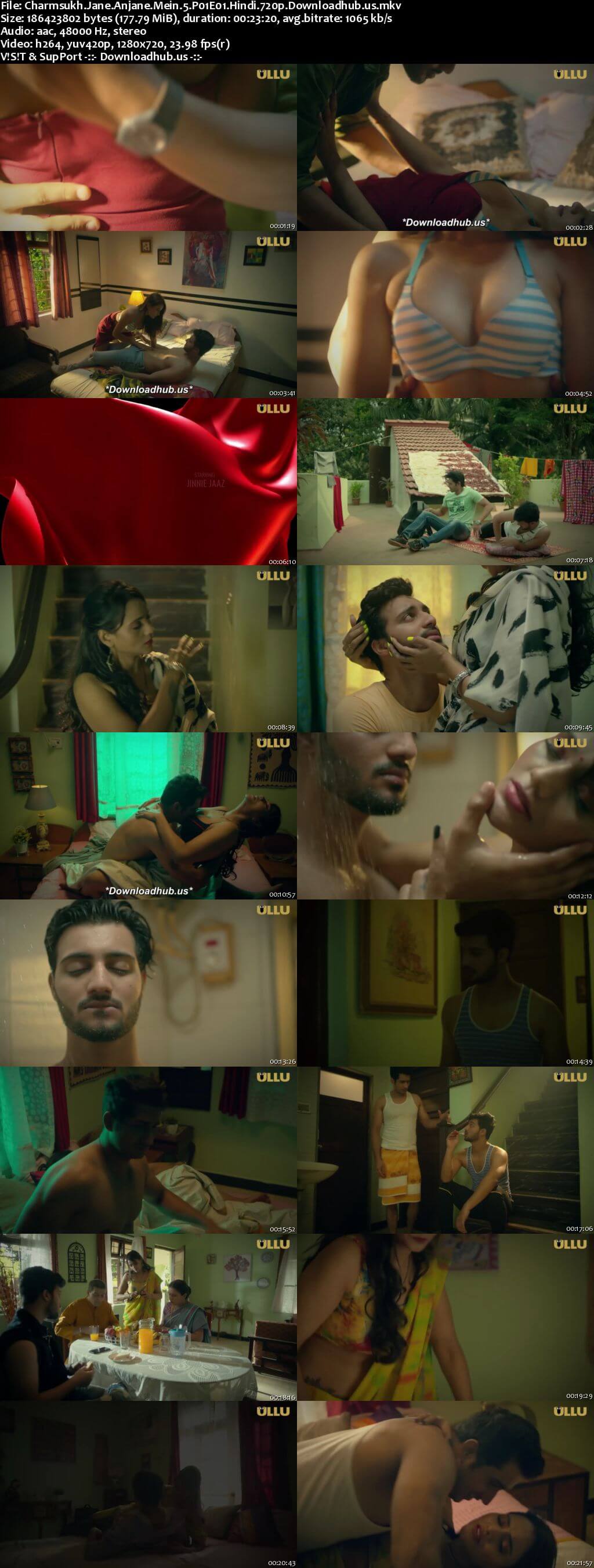 Charmsukh (Jane Anjane Mein 5) Hindi Part 01 ULLU WEB Series 720p HDRip x264