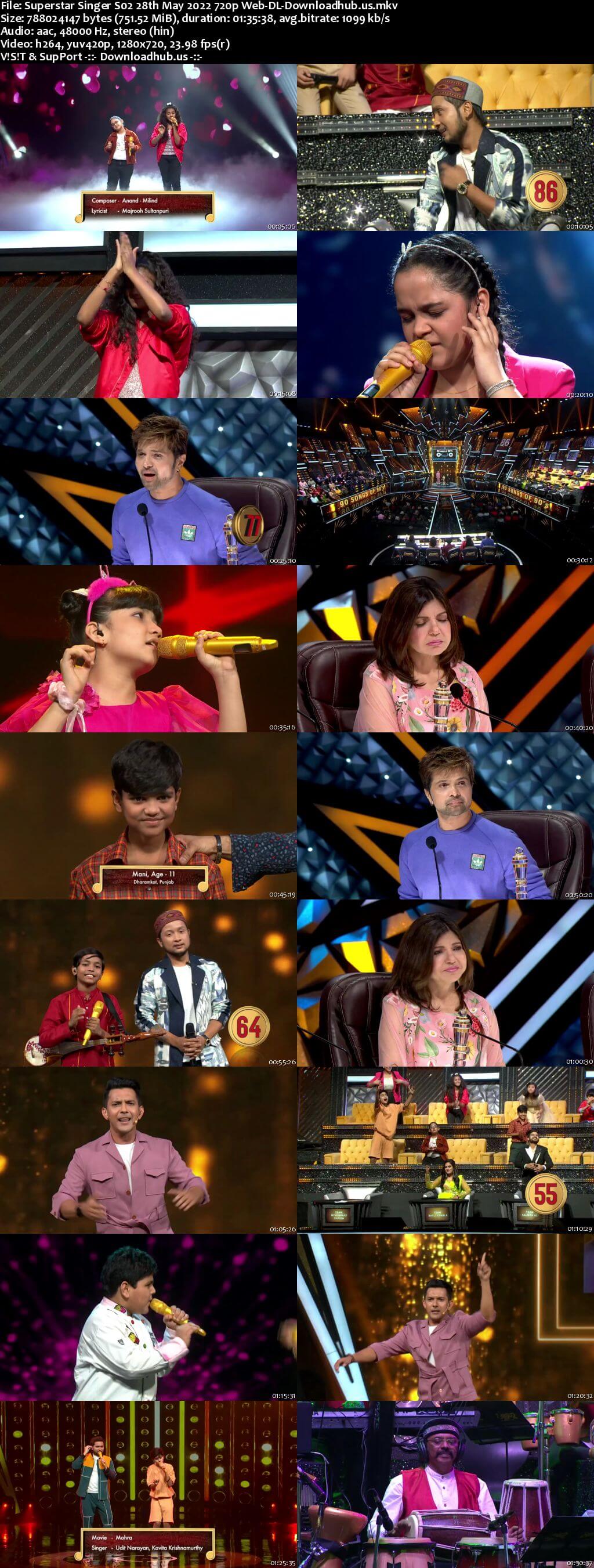 Superstar Singer S02 28 May 2022 Episode 11 Web-DL 720p 480p