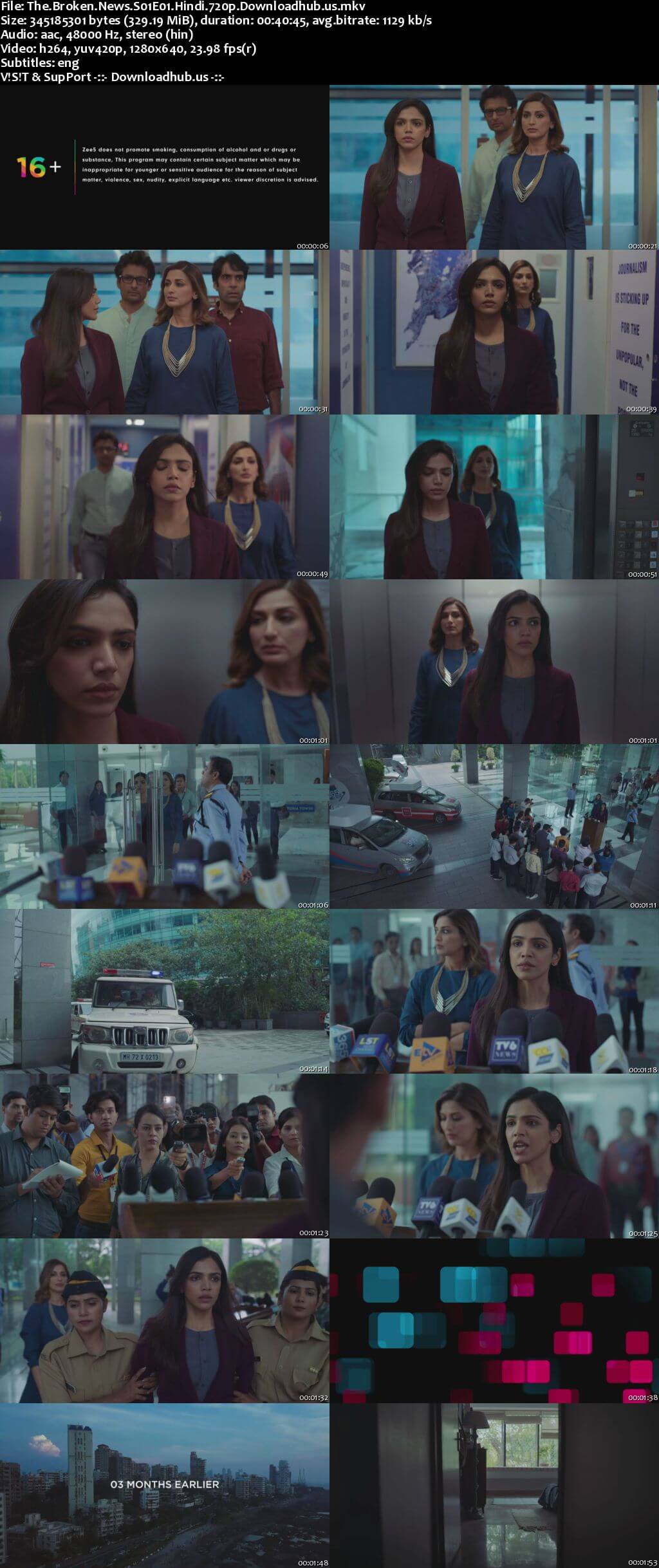 The Broken News 2022 Hindi Season 01 Complete 480p 720p 1080p HDRip ESubs