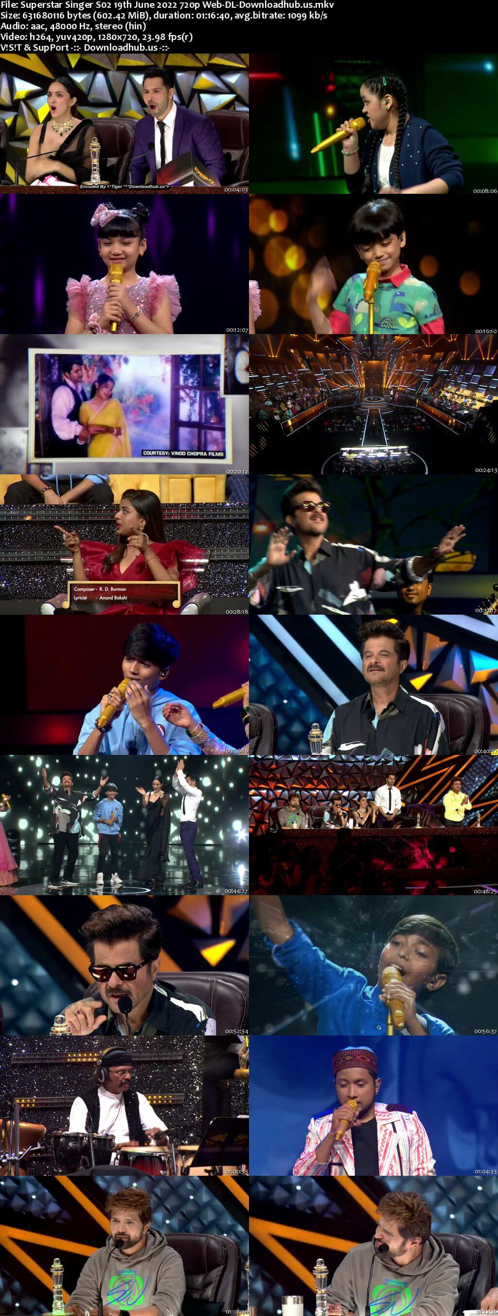 Superstar Singer S02 19 June 2022 Episode 18 Web-DL 720p 480p