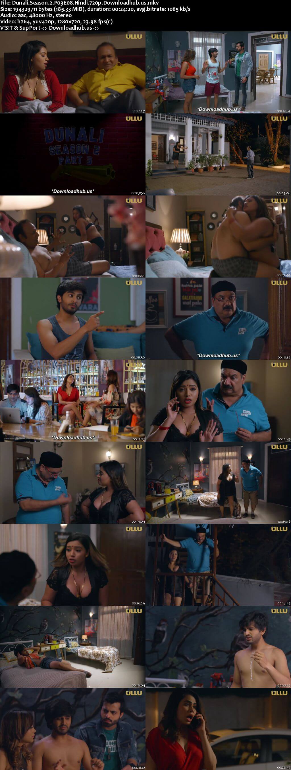 Dunali 2022 Hindi S02 Part 03 ULLU WEB Series 720p HDRip x264