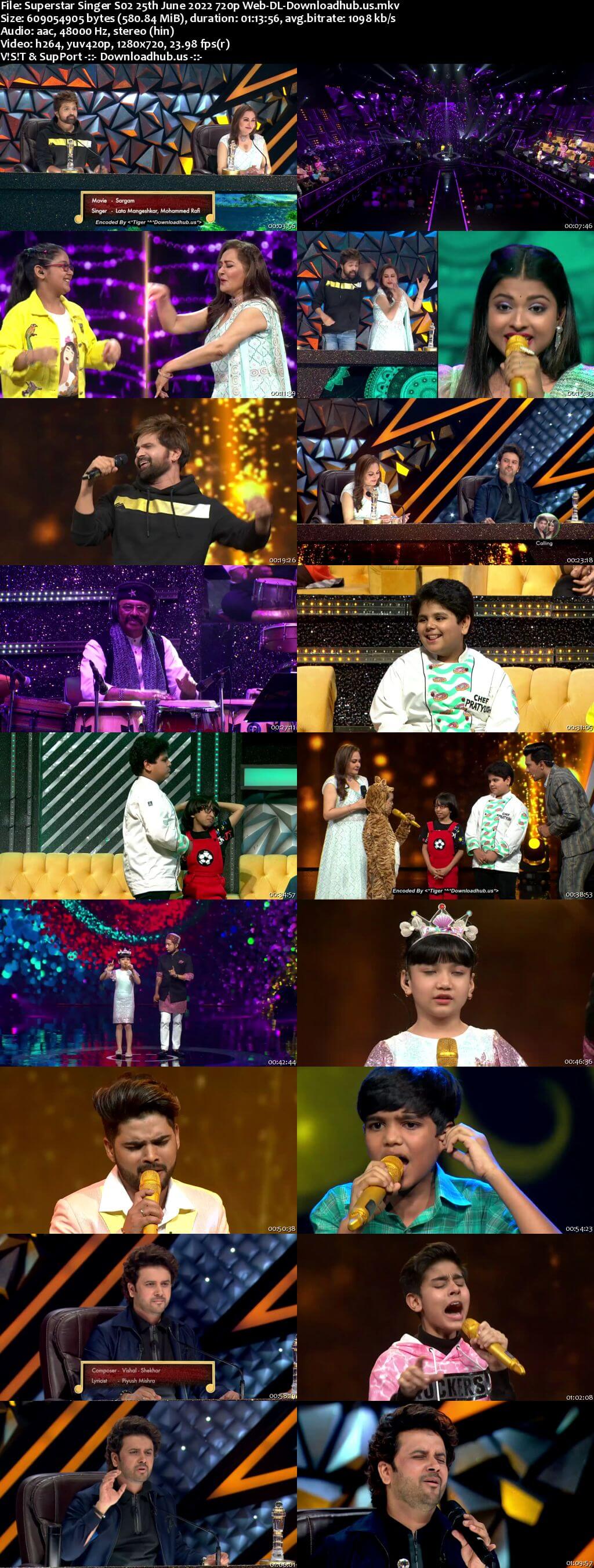 Superstar Singer S02 25 June 2022 Episode 19 Web-DL 720p 480p