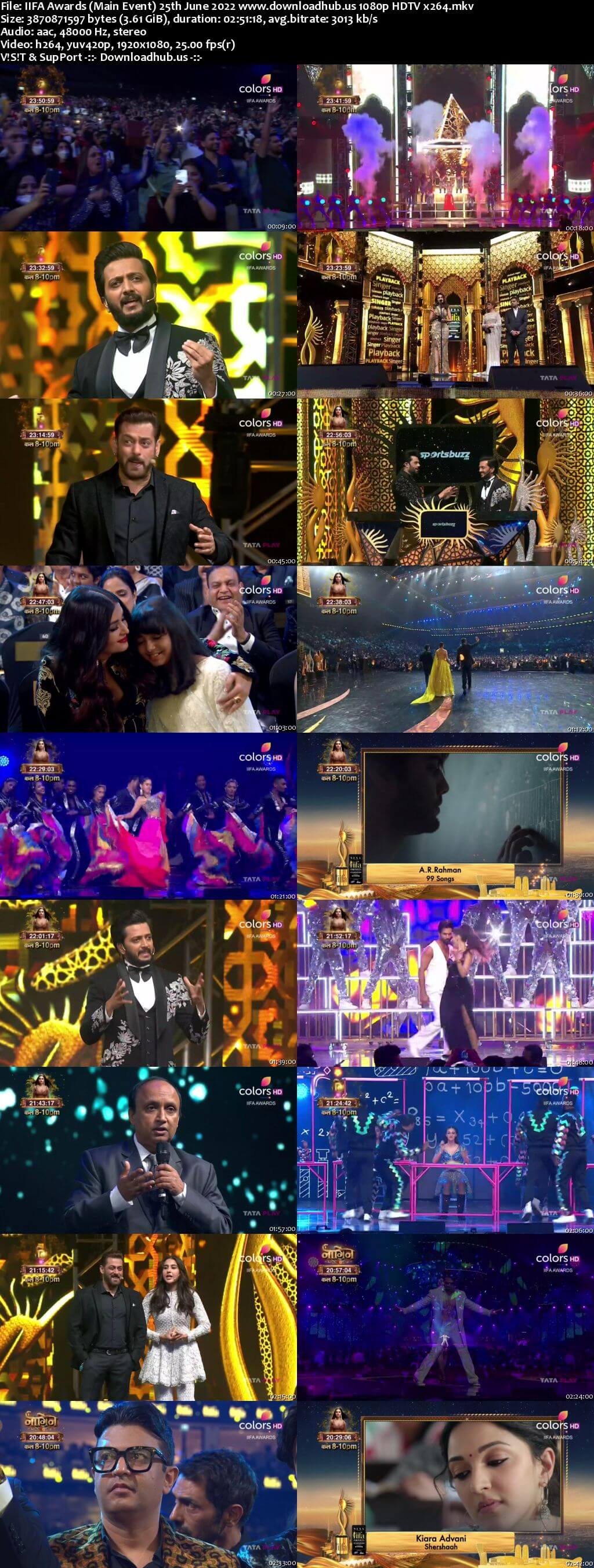 IIFA Awards (Main Event) 25th June 2022 1080p 720p 480p HDTV x264