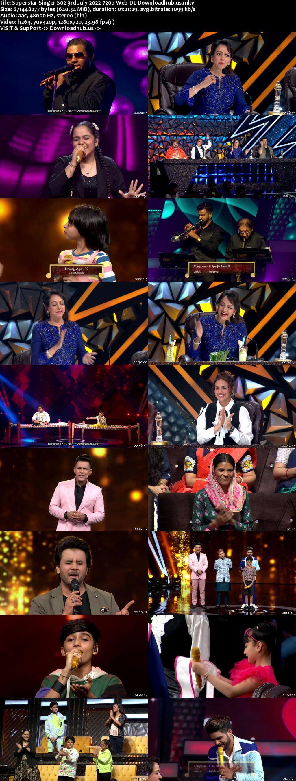 Superstar Singer S02 03 July 2022 Episode 22 Web-DL 720p 480p