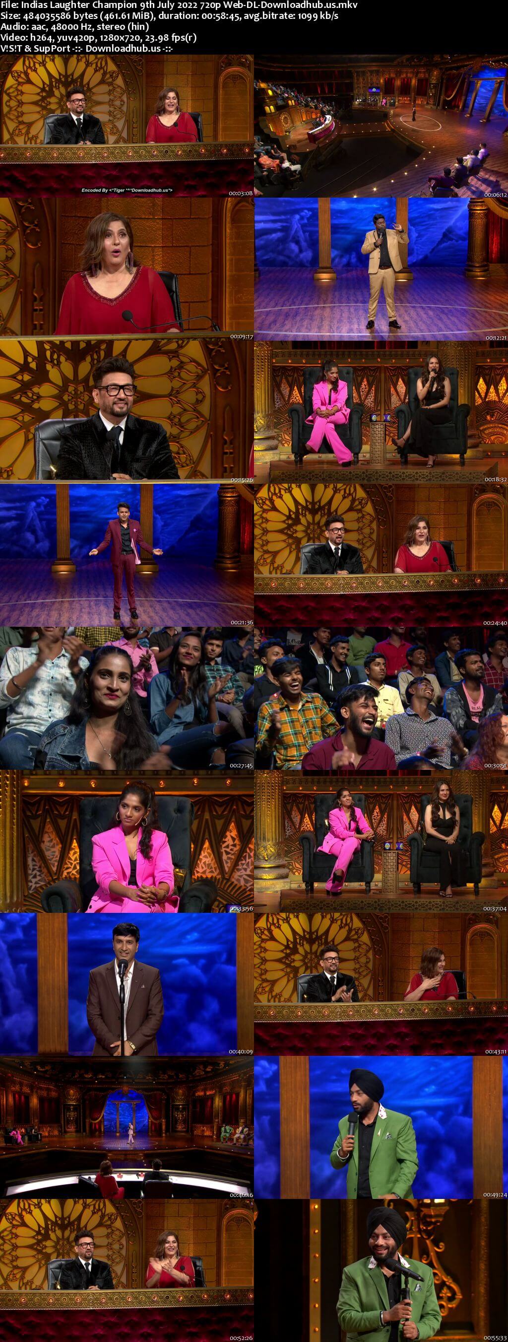 Indias Laughter Champion 09 July 2022 Episode 09 Web-DL 720p 480p