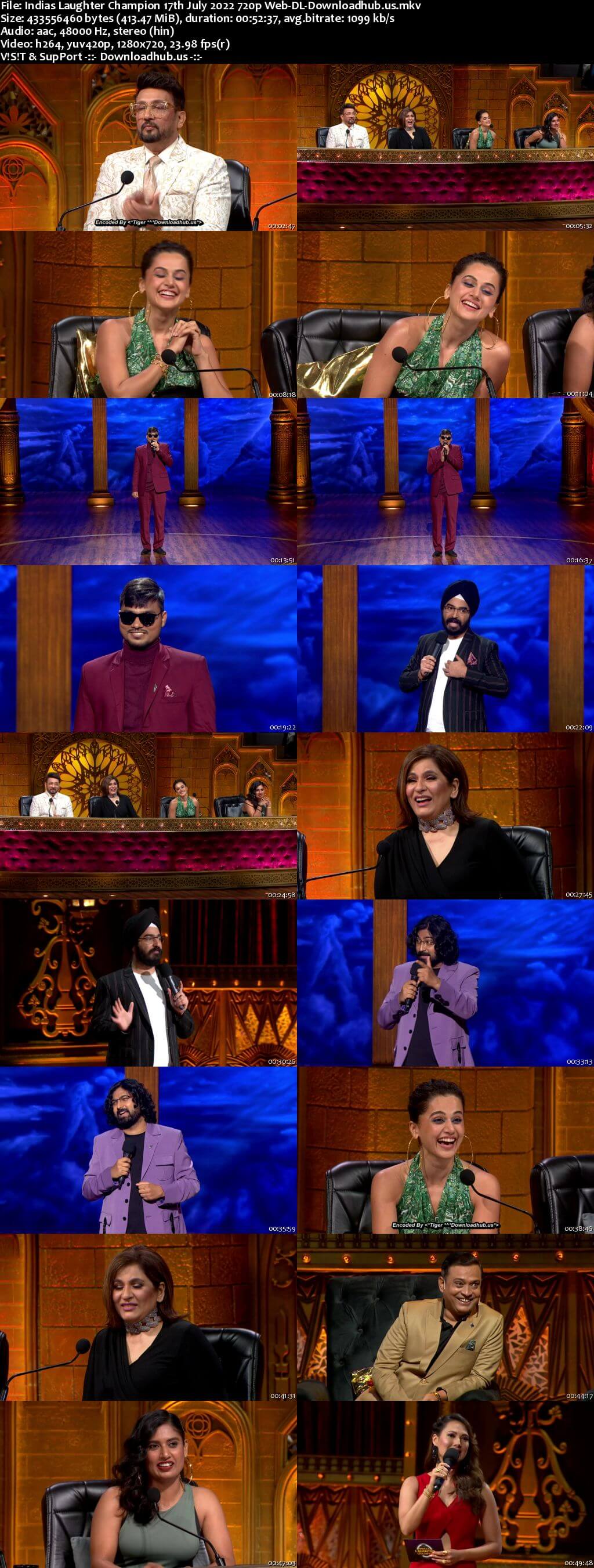 Indias Laughter Champion 17 July 2022 Episode 12 Web-DL 720p 480p