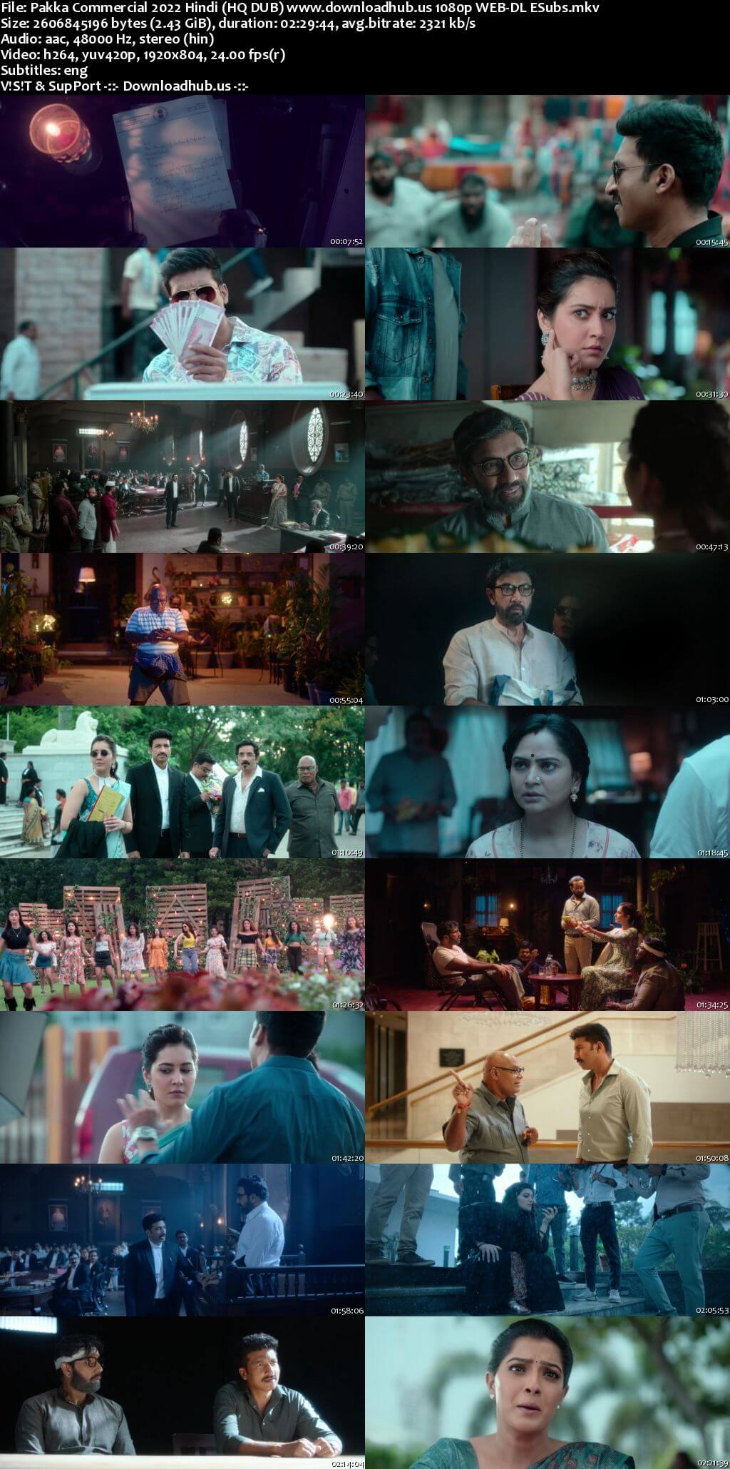 Pakka Commercial 2022 Hindi (HQ DUB) 1080p 720p 480p WEB-DL ESubs