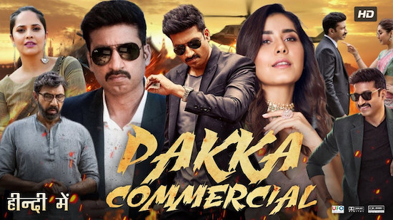 Pakaa Commercial 2022 Fan Dubbed Hindi 720p 480p WEB-DL [1.1GB 400MB]