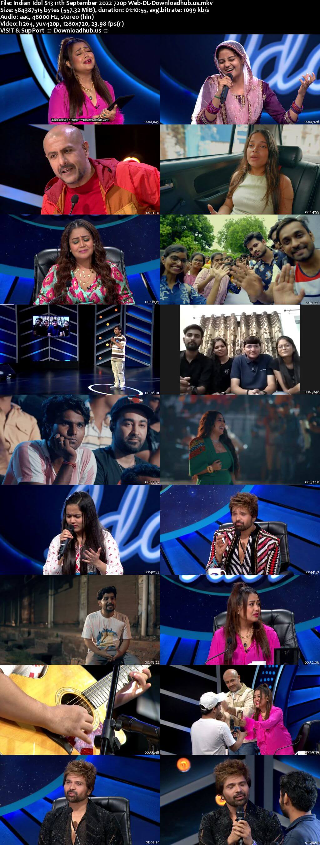 Indian Idol S13 11 September 2022 Episode 02 Web-DL 720p 480p