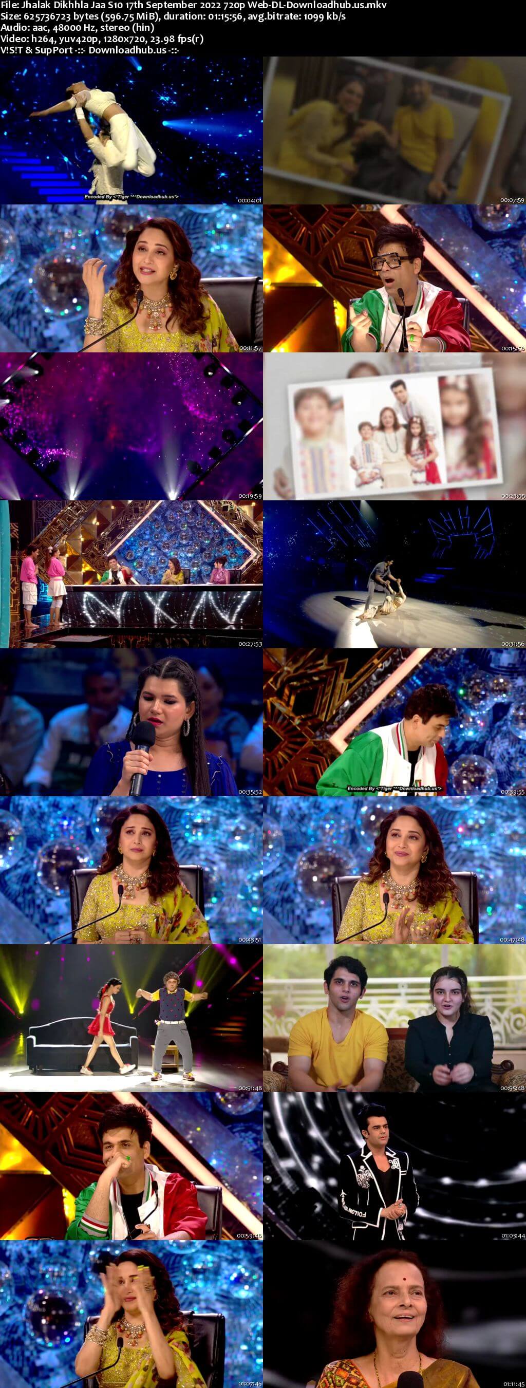 Jhalak Dikhhla Jaa S10 17 September 2022 Episode 05 Web-DL 720p 480p