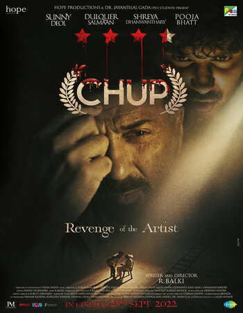 Chup - The Revenge of an Artist 2022 Full Hindi Movie 720p 480p HDRip Download