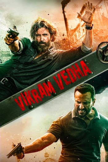 Vikram Vedha 2022 Hindi 720p 480p pDVDRip [1.1GB 500MB]