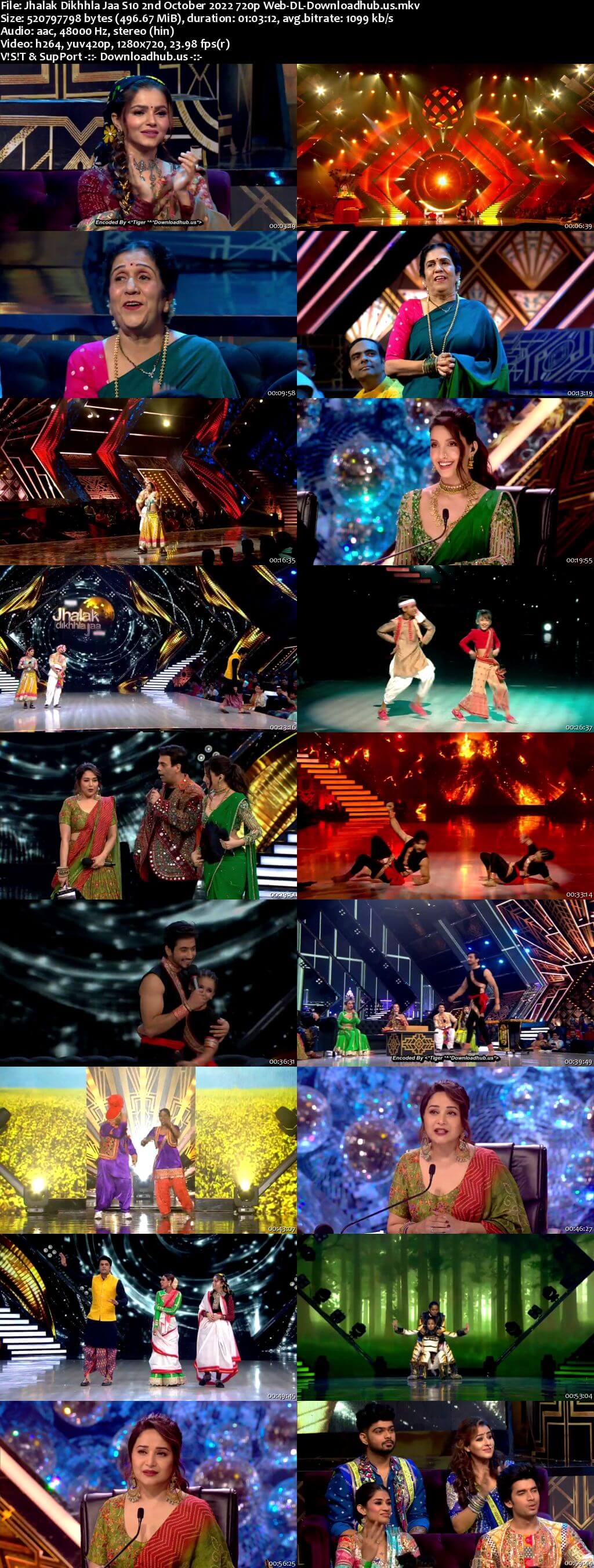 Jhalak Dikhhla Jaa S10 02 October 2022 Episode 10 Web-DL 720p 480p