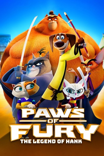 Paws of Fury The Legend of Hank 2022 Hindi Dual Audio BRRip Full Movie Download