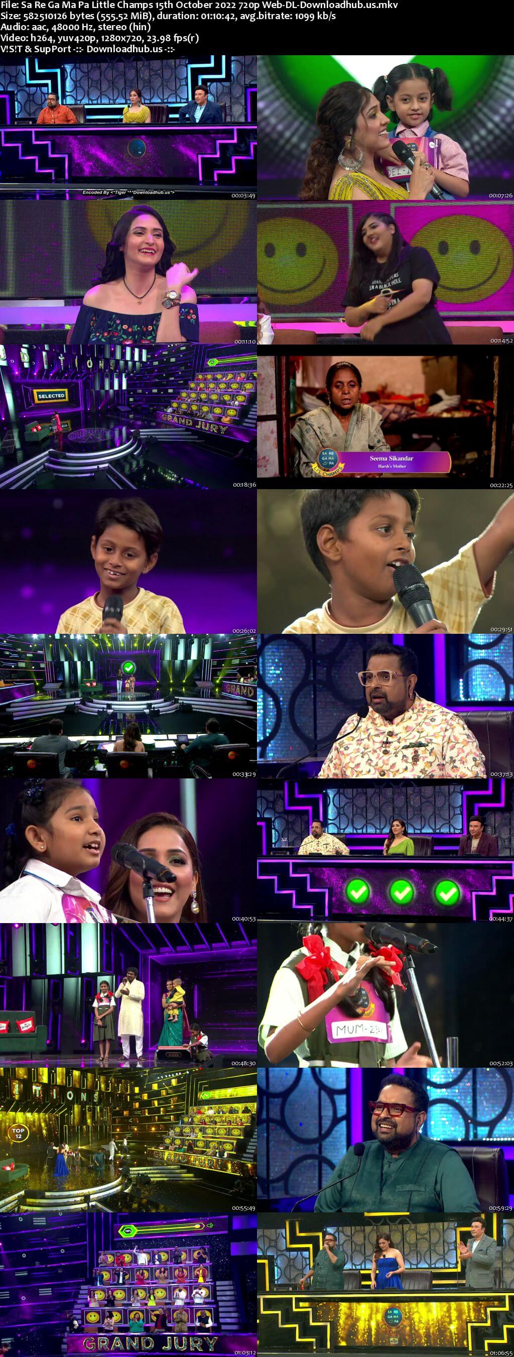 Sa Re Ga Ma Pa Little Champs 15 October 2022 Episode 01 Web-DL 720p 480p