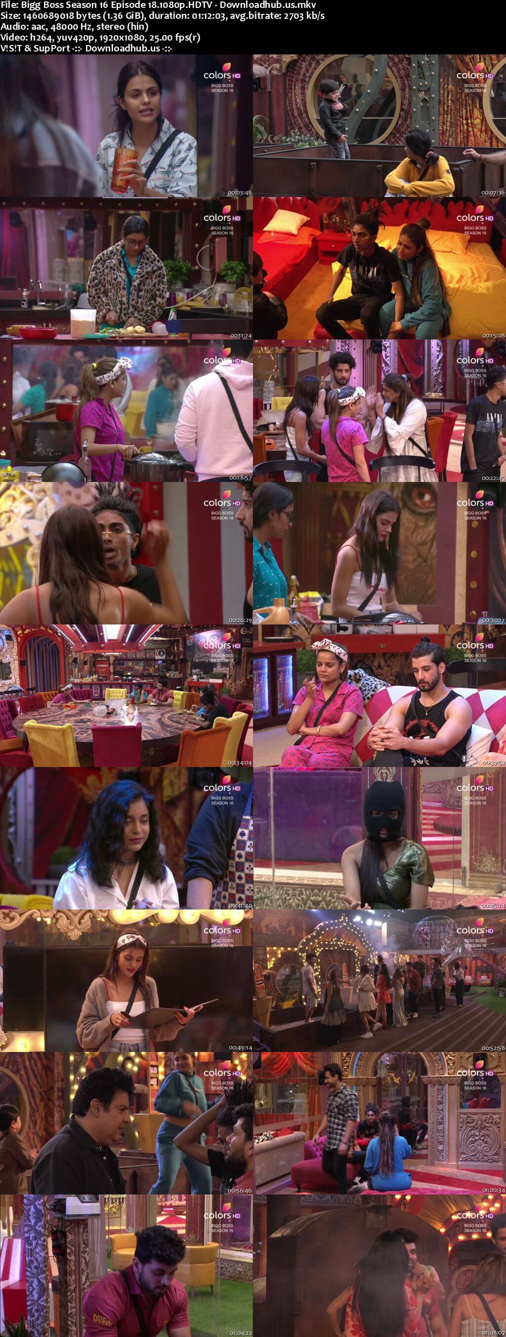 Bigg Boss Season 16 18 October 2022 Episode 18 Web-DL 1080p 720p 480p