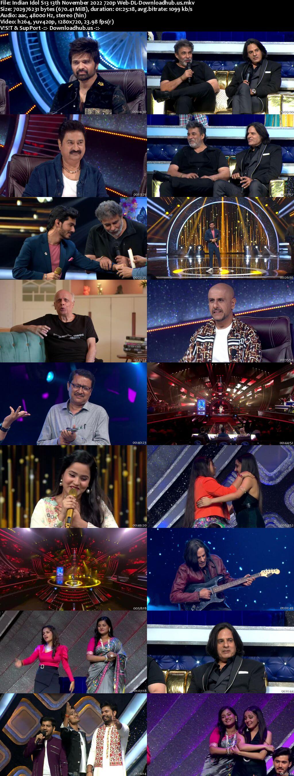 Indian Idol S13 13 November 2022 Episode 20 Web-DL 720p 480p