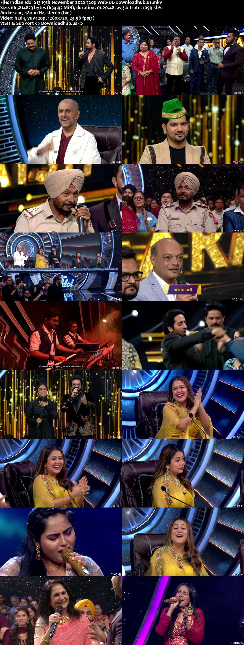 Indian Idol S13 19 November 2022 Episode 21 Web-DL 720p 480p