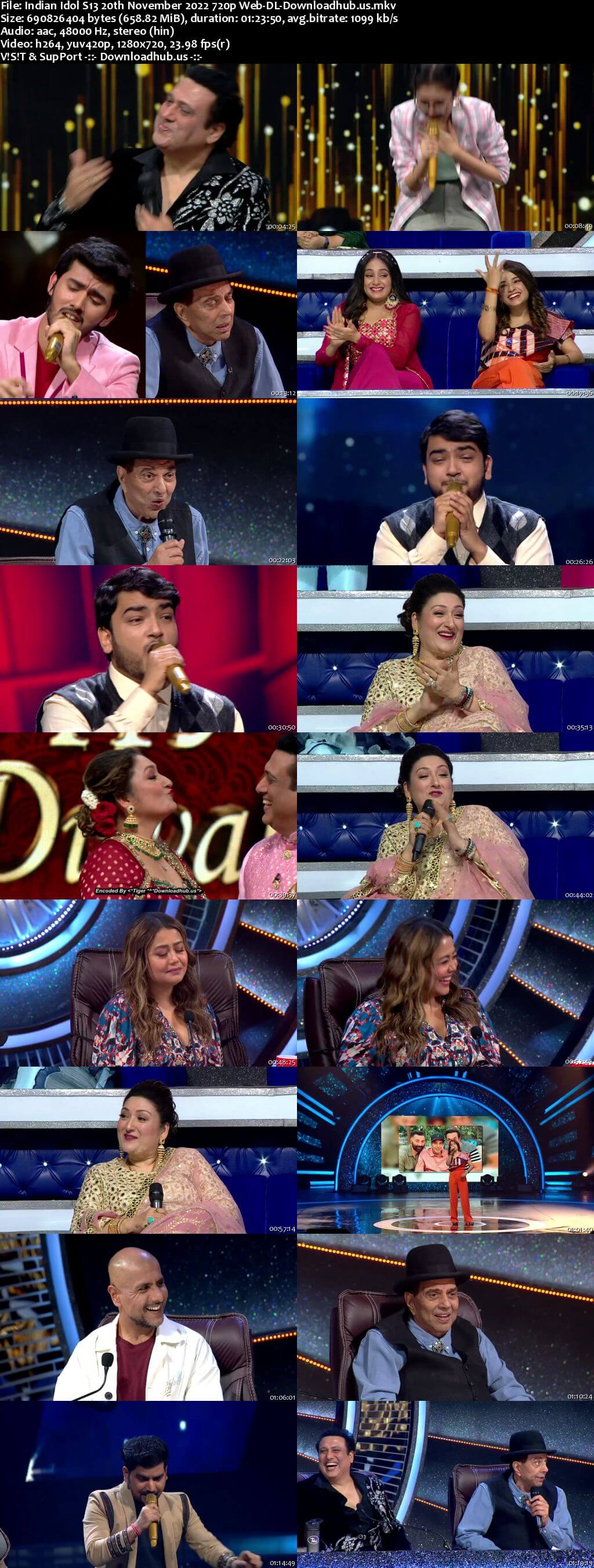 Indian Idol S13 20 November 2022 Episode 22 Web-DL 720p 480p