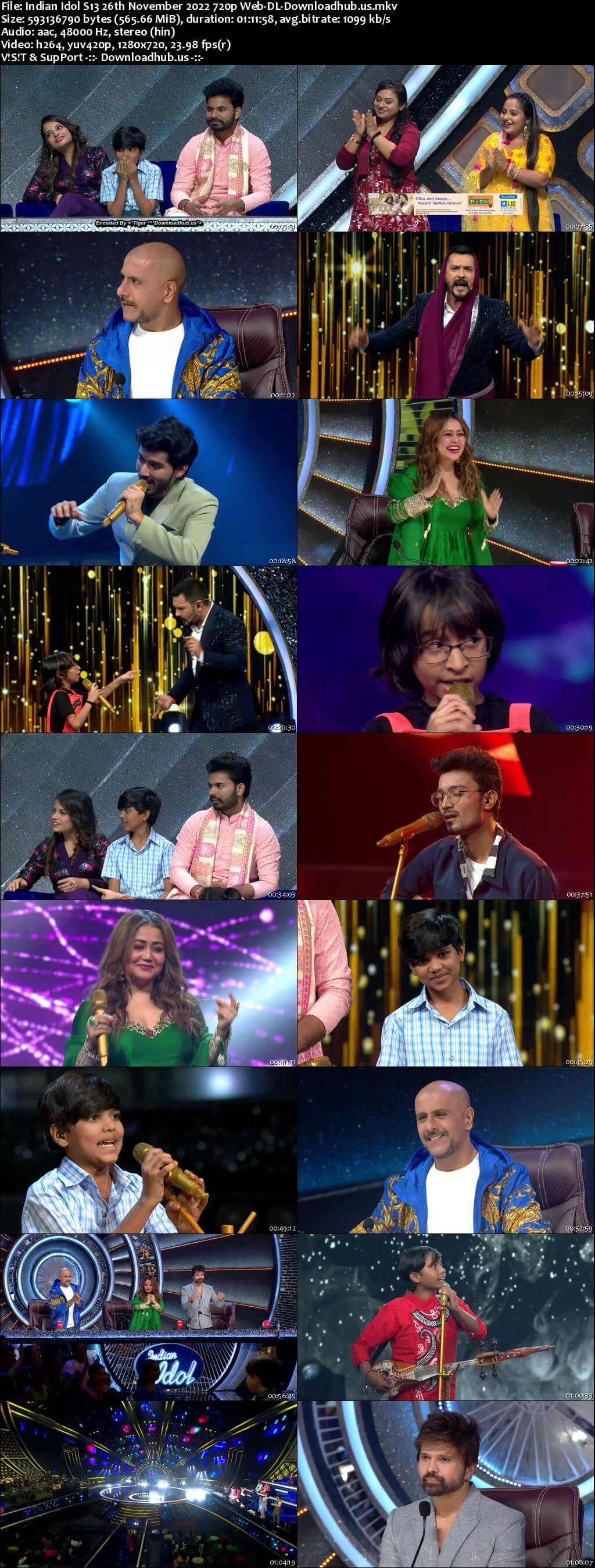 Indian Idol S13 26 November 2022 Episode 23 Web-DL 720p 480p