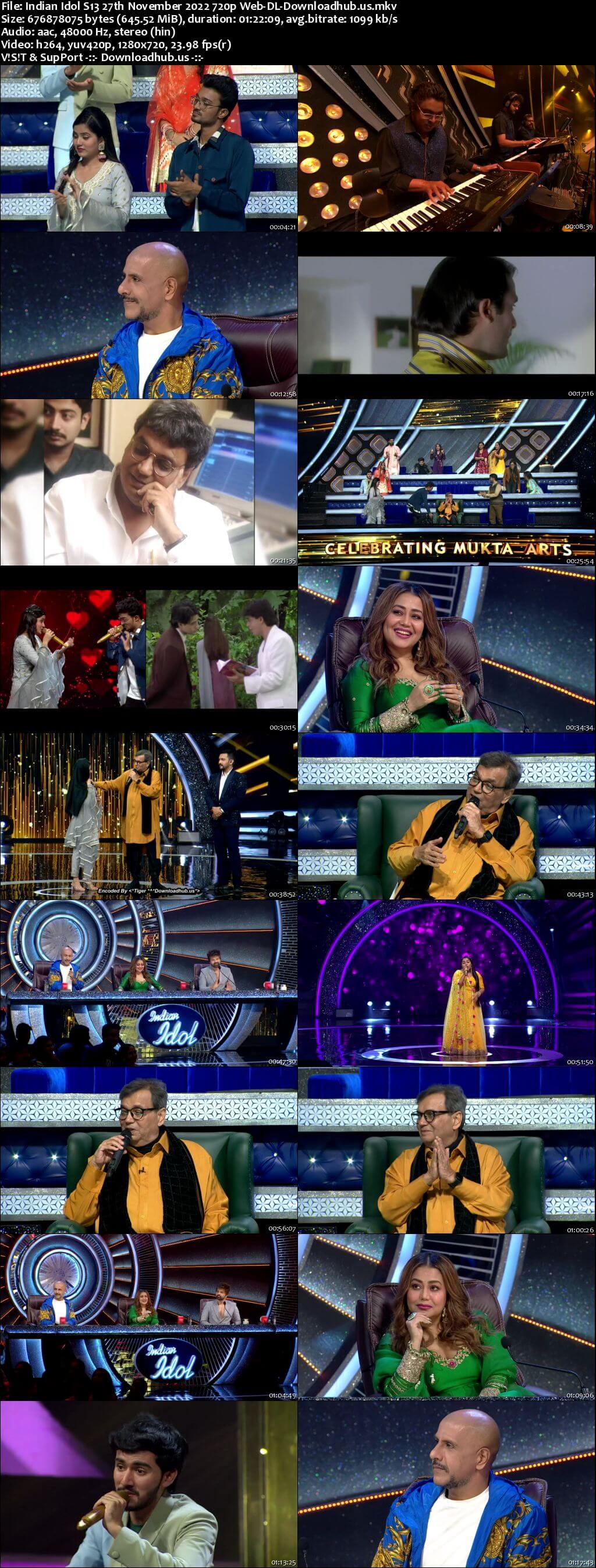 Indian Idol S13 27 November 2022 Episode 24 Web-DL 720p 480p